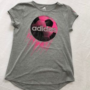 NWOT! Girls XL Addidas soccer tee